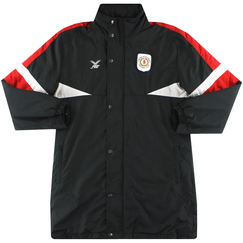 2018-19 Crewe Alexandra FBT Padded Bench Coat M