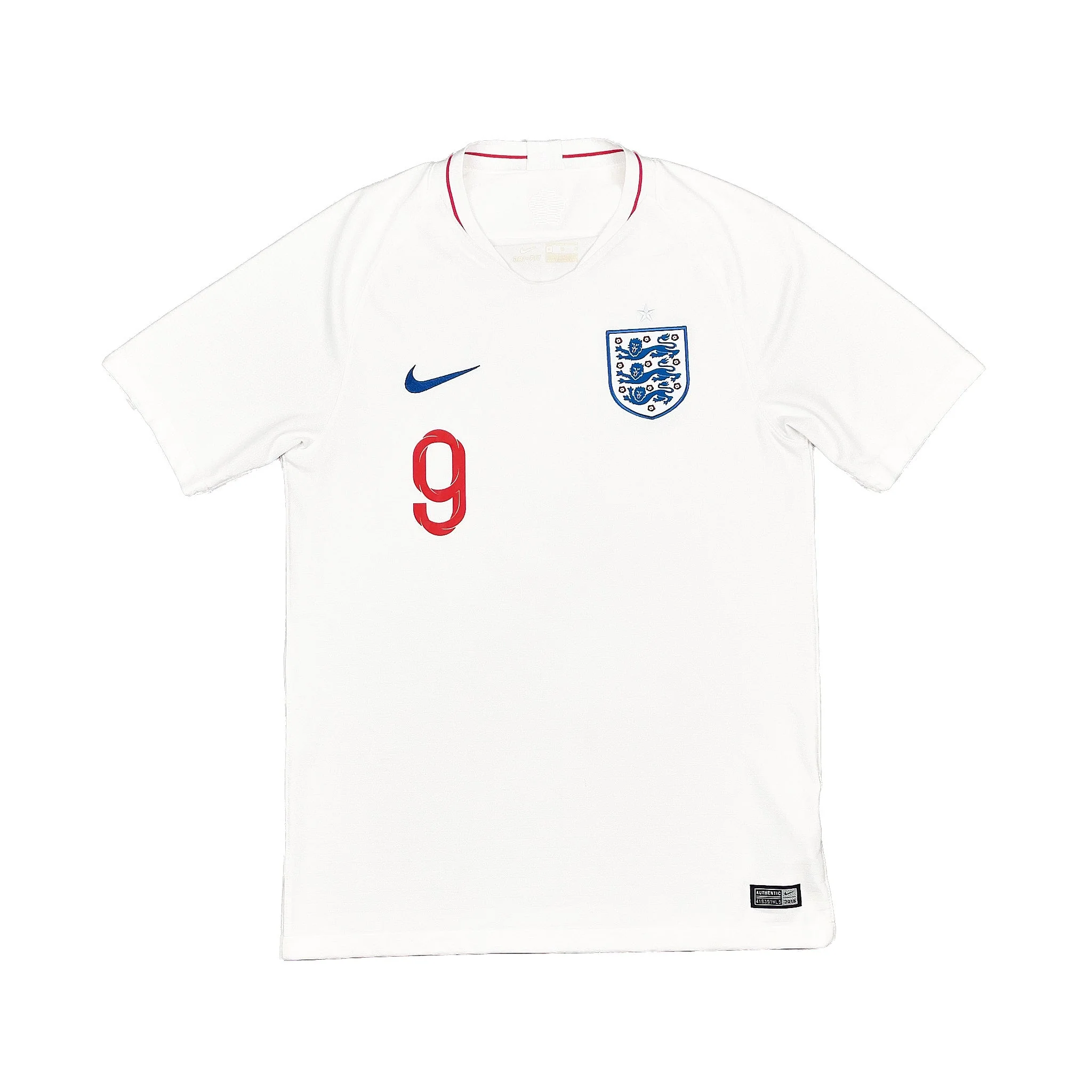 2018/19 England Kane #9 Home Shirt (M) Nike - Image 4