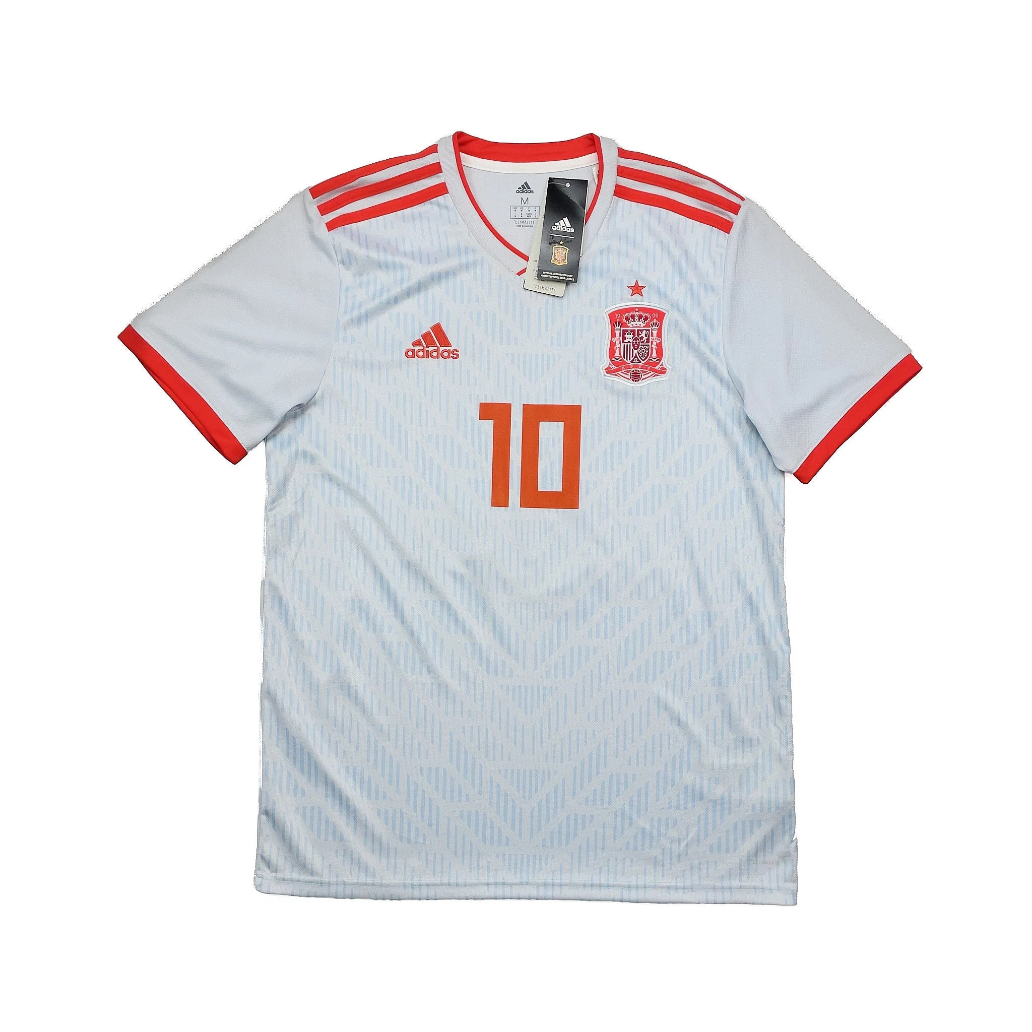2018/19 Spain Thiago #10 *BNWT* Away Shirt (M) Adidas - Image 2