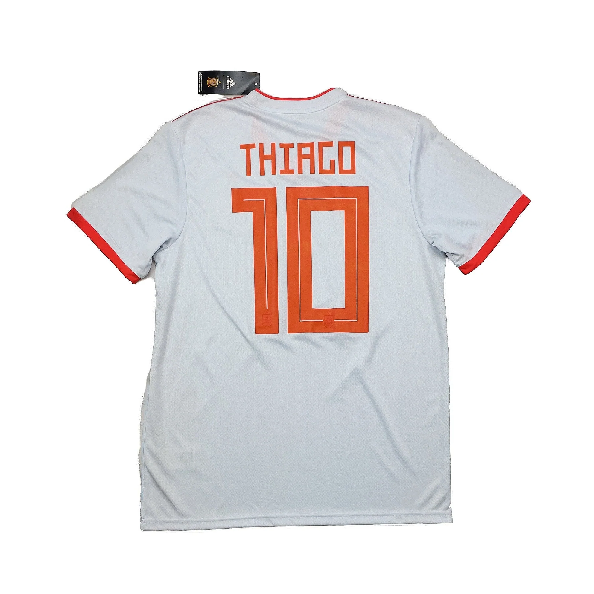 2018/19 Spain Thiago #10 *BNWT* Away Shirt (M) Adidas - Image 3