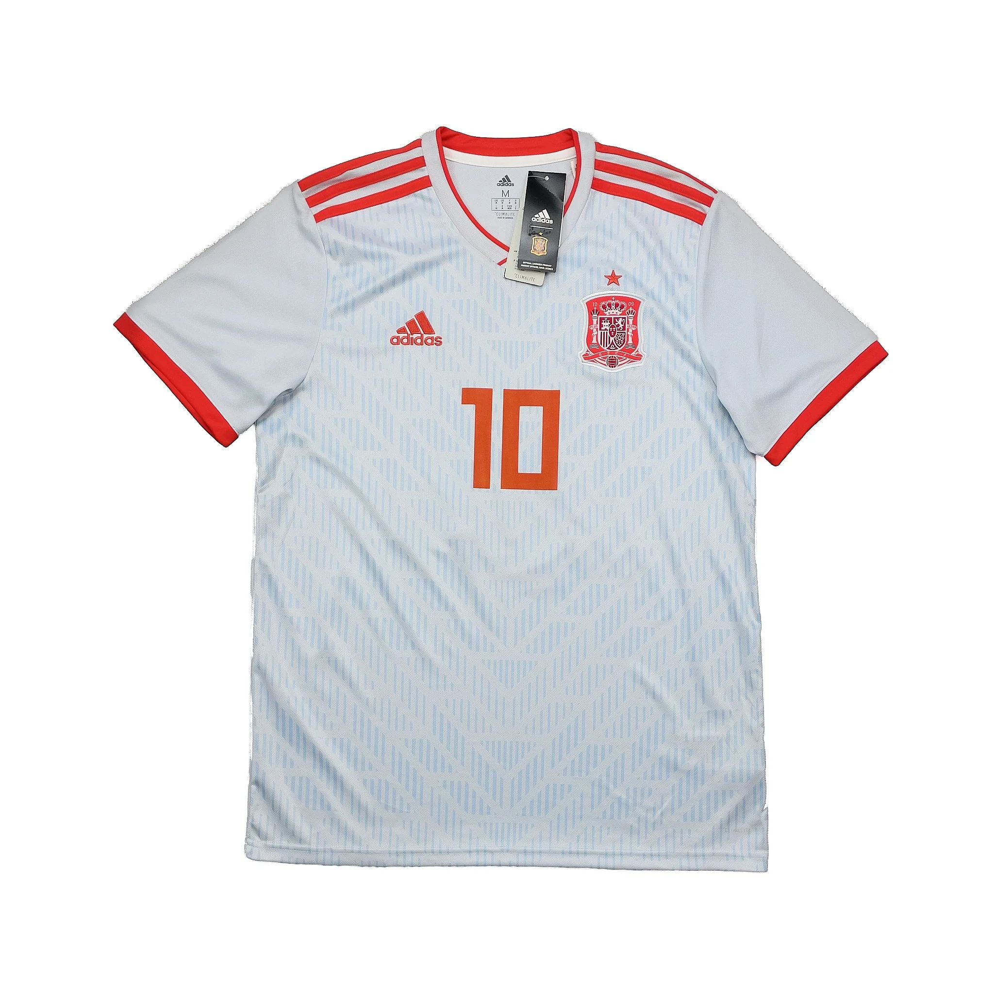 2018/19 Spain Thiago #10 *BNWT* Away Shirt (M) Adidas - Image 4
