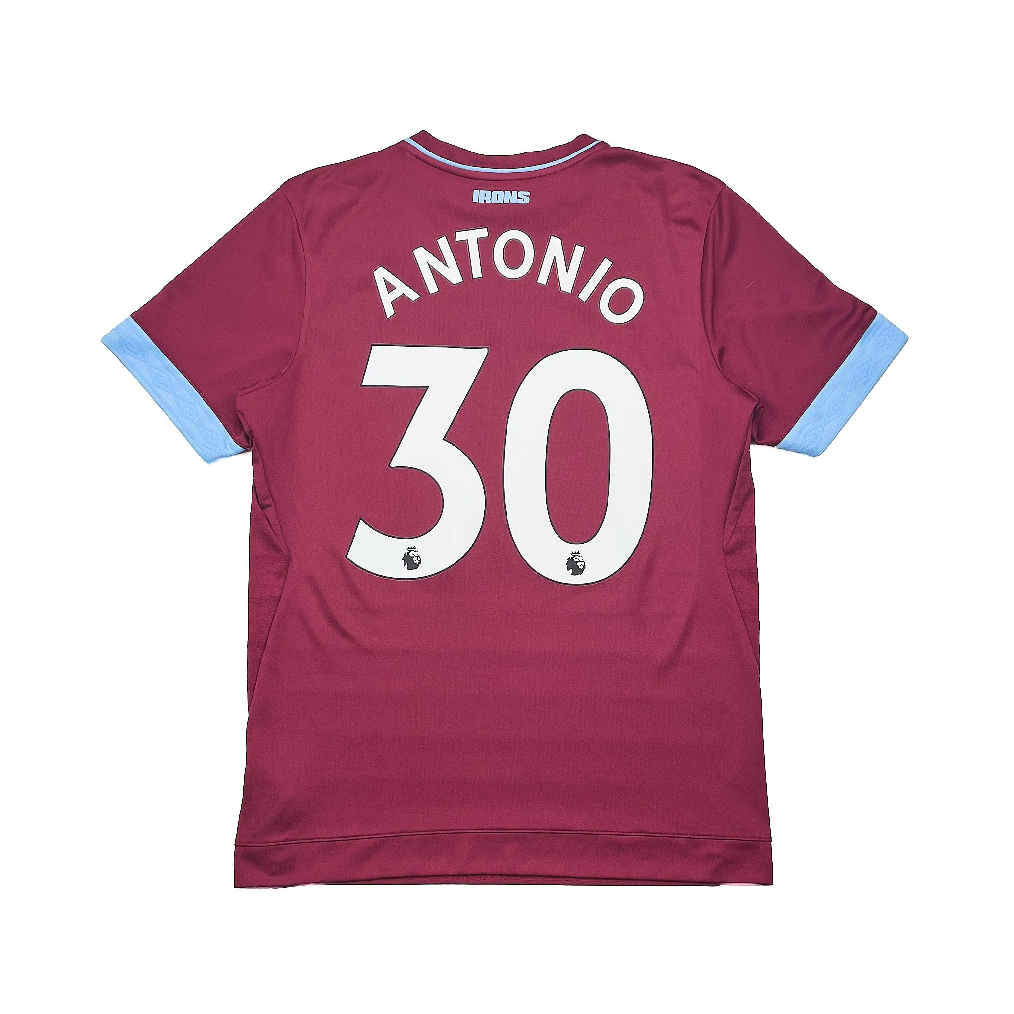 2018/19 West Ham Antonio #30 Home Shirt (M) Umbro - Image 3