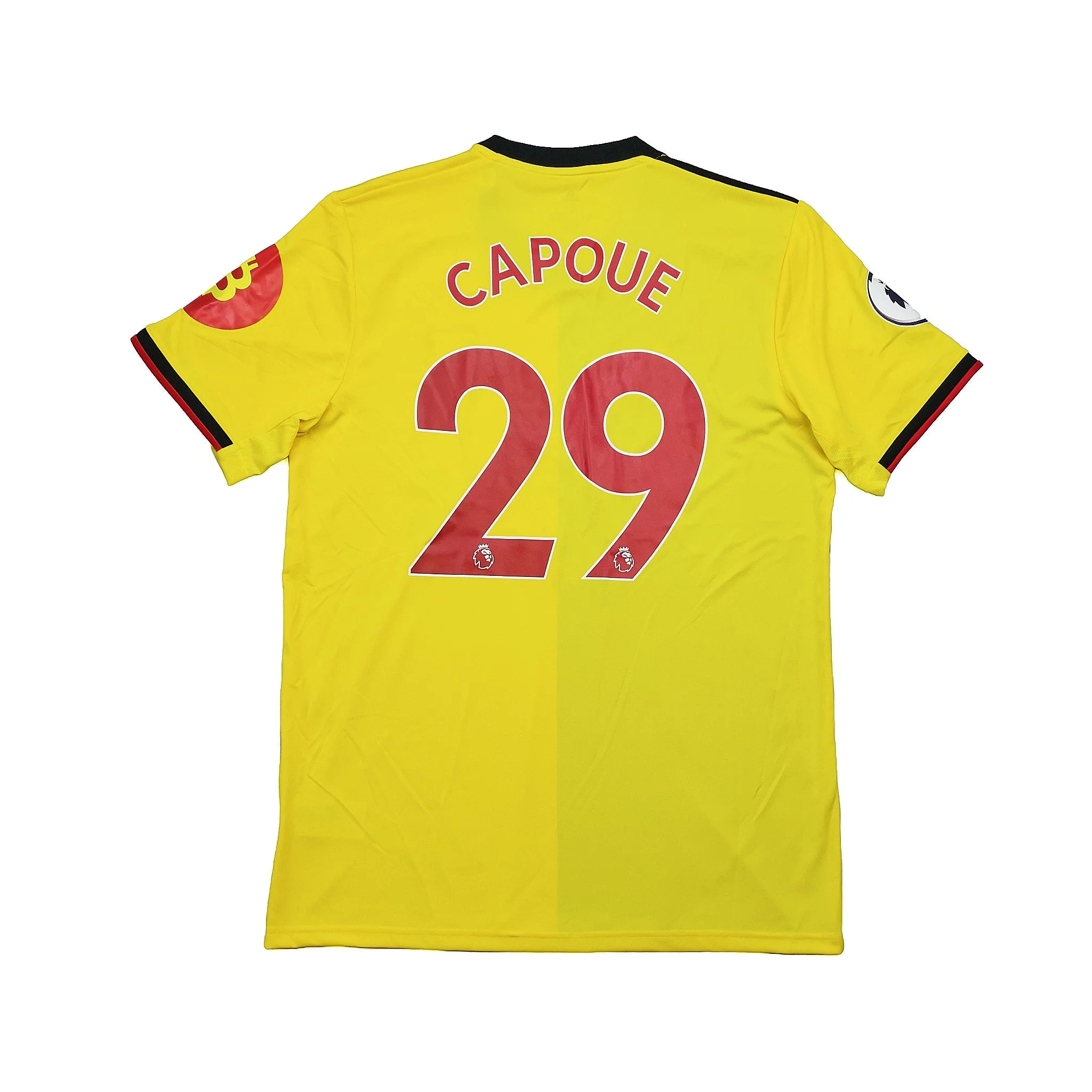 2019/20 Watford Capoue #29 *Match Issue* Home Shirt (L) Adidas - Image 3
