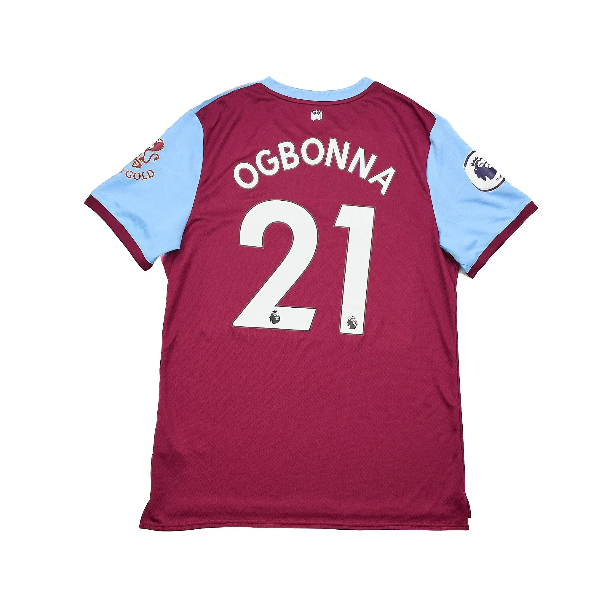 2019/20 West Ham Ogbonna #21 *Match Issue* Home Shirt (L) Umbro - Image 3