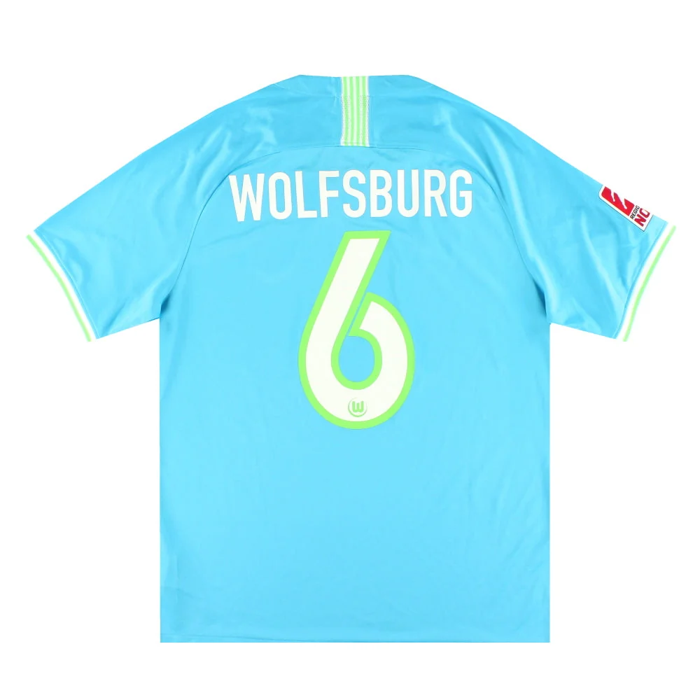 2019-20 Wolfsburg II Nike Match Issue Away Shirt #6 L