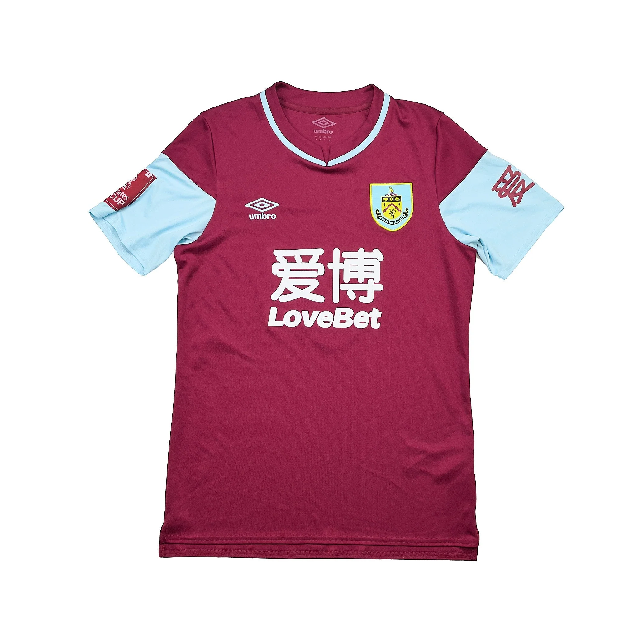 2020/21 Burnley Mee #6 *Match Issue* Fa Cup Home Shirt (M) Umbro - Image 4