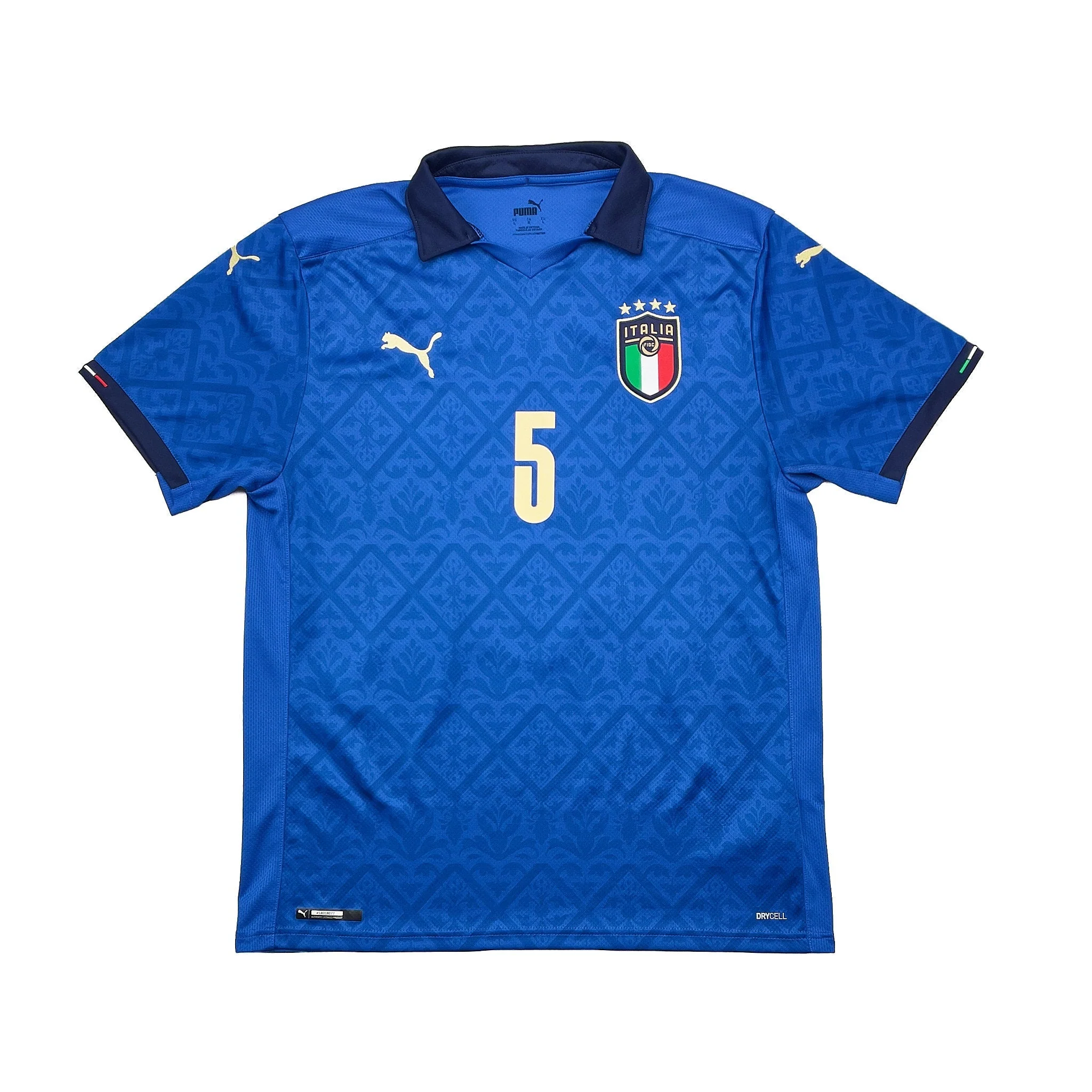 2020/21 Italy Locatelli #5 Home Shirt (L) Puma - Image 2