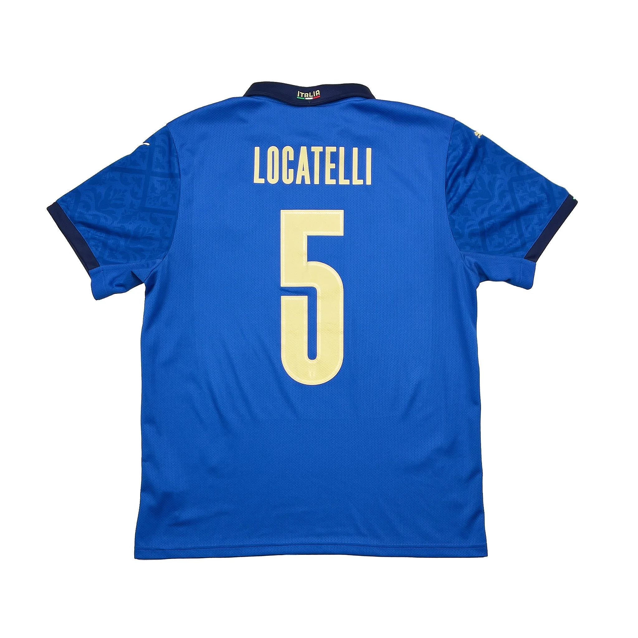 2020/21 Italy Locatelli #5 Home Shirt (L) Puma - Image 3