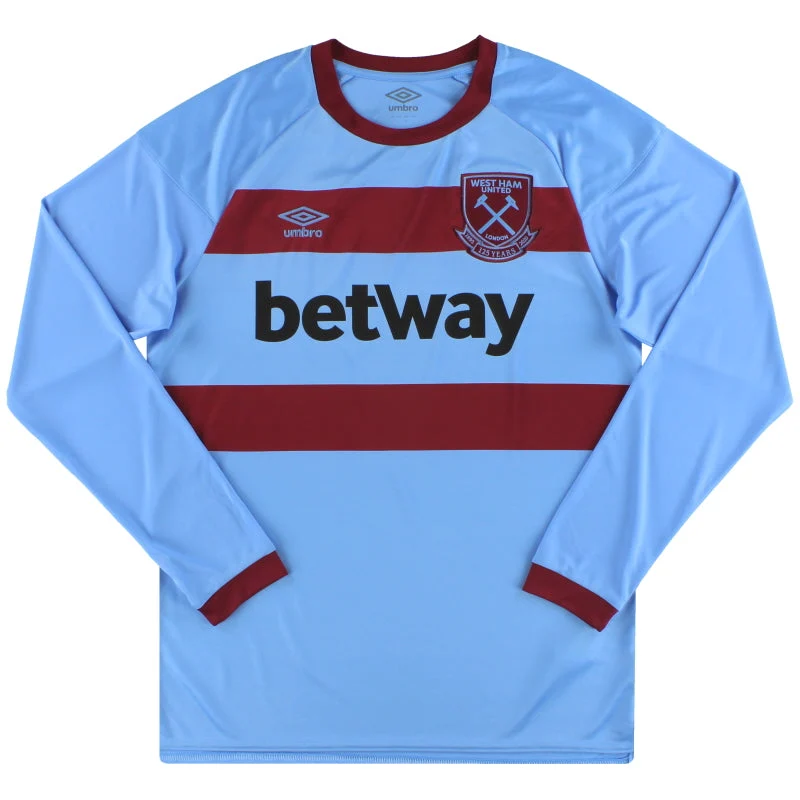 2020-21 West Ham Umbro '125 Years' Away Shirt L/S S