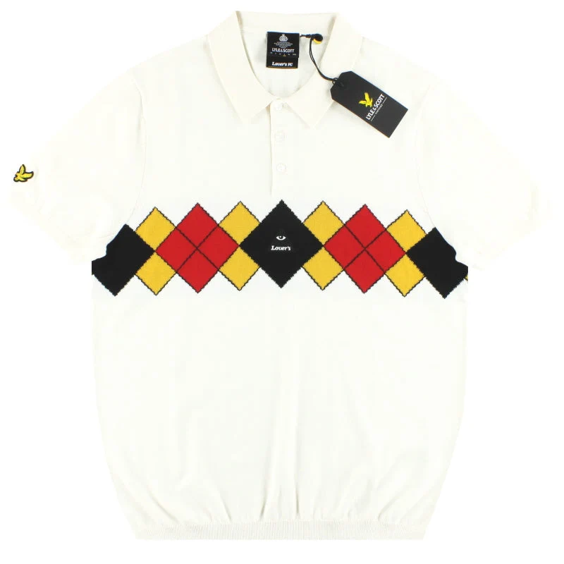 2020 Lyle and Scott x Lovers FC Belgium Argyle Stripe Polo *BNIB* S