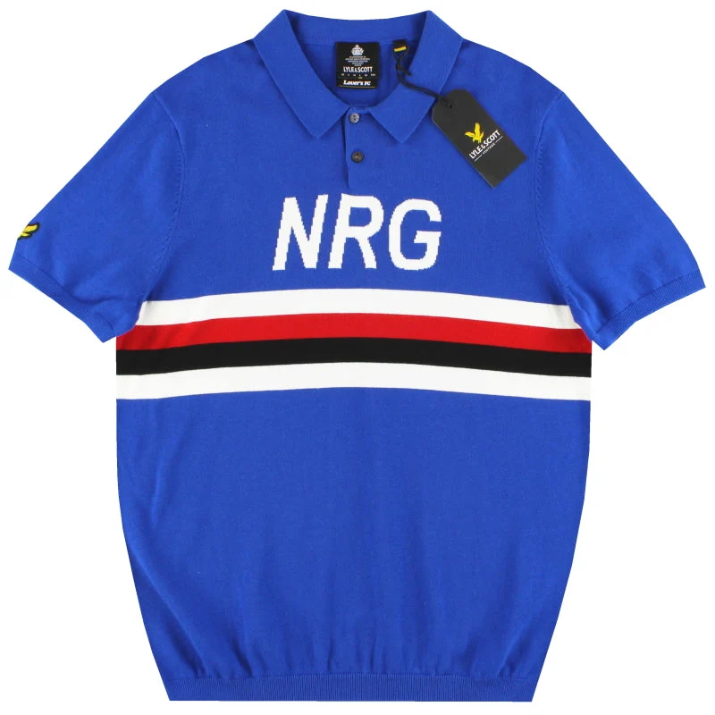 2020 Lyle and Scott x Lovers FC Sampdoria Chest Stripe Polo *BNIB* XS