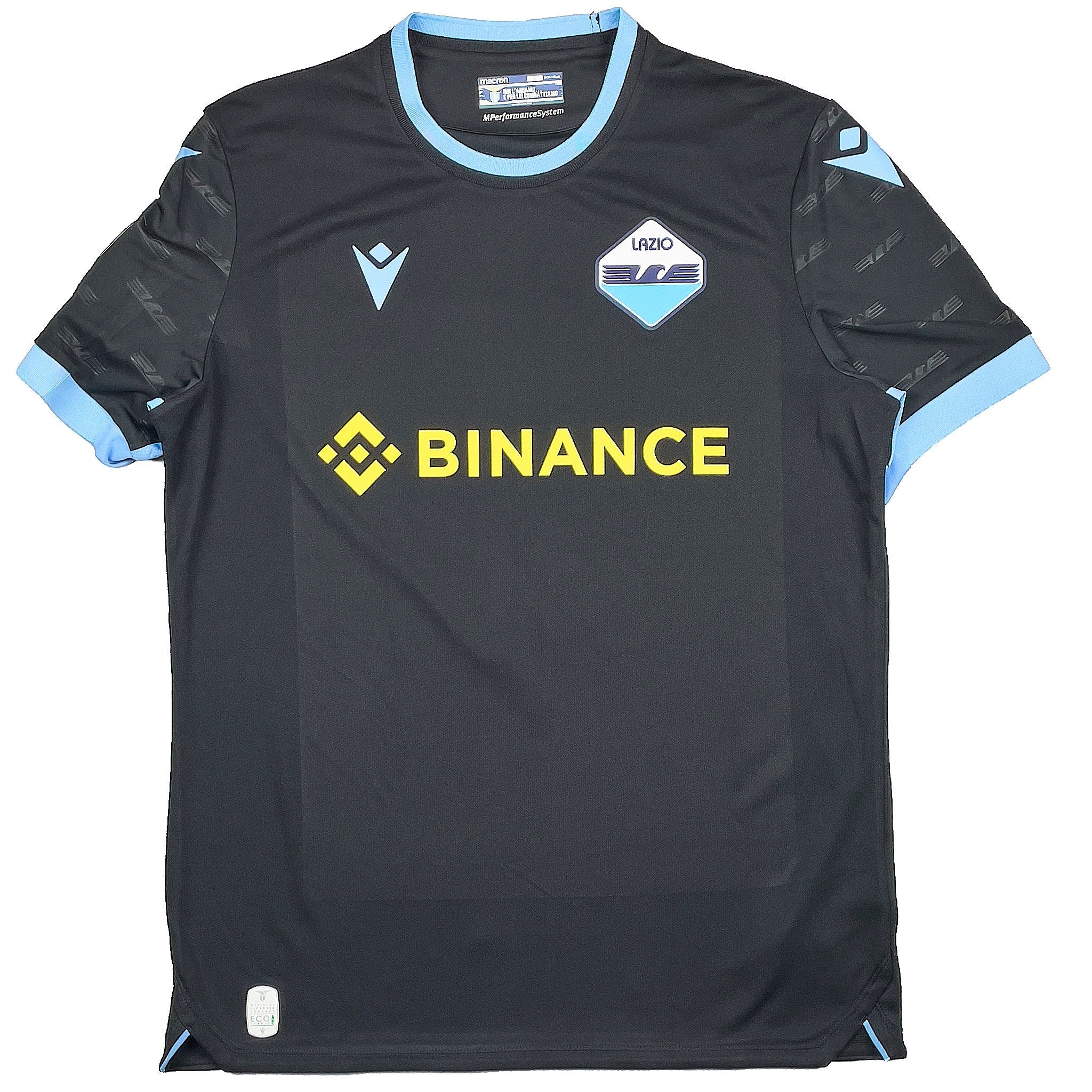 2021/22 Lazio Immobile #17 E/L *Match Issue* Third Shirt (L) Macron - Image 4