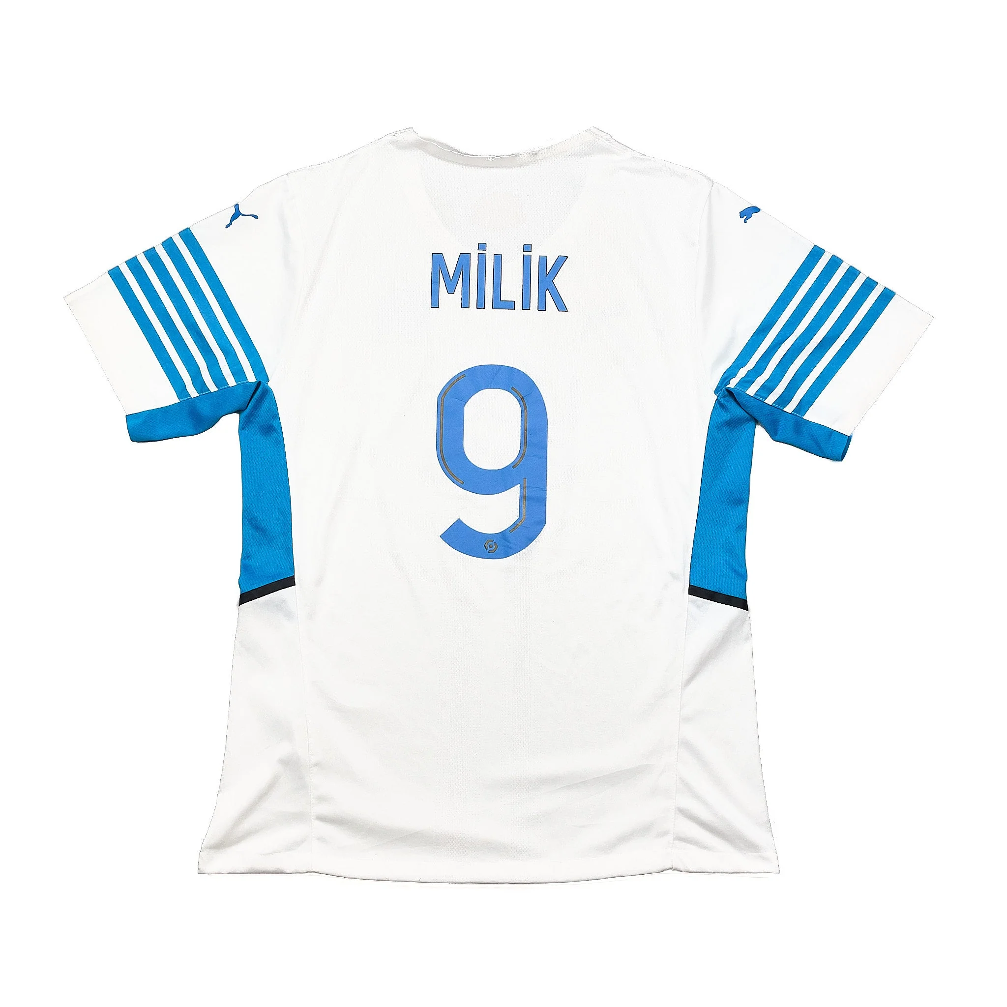 2021/22 Marseille Milik #9 *Player Issue* Home Shirt (L) Puma - Image 3