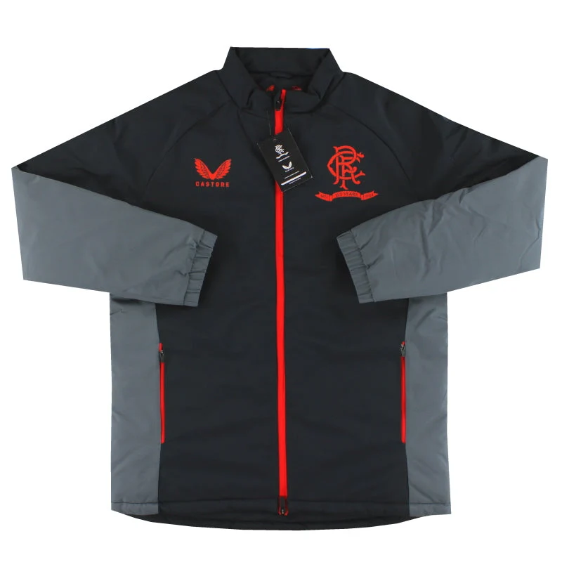 2021-22 Rangers '150 Year Anniversary' Castore Coaches Hybrid Bench Jacket *BNIB* M