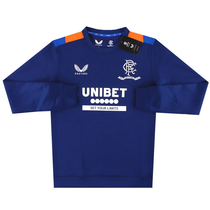 2021-22 Rangers '150 Year Anniversary' Castore Matchday Sweatshirt *BNIB* S
