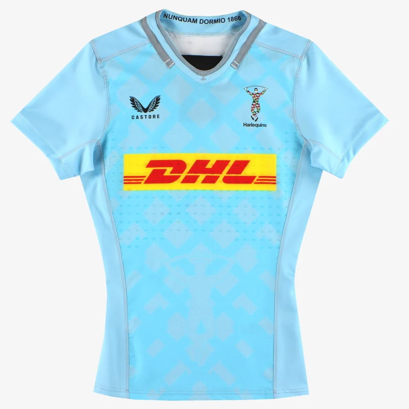 2022-23 Harlequins Castore Player Issue Pre Match Shirt *As New* XXXXXL