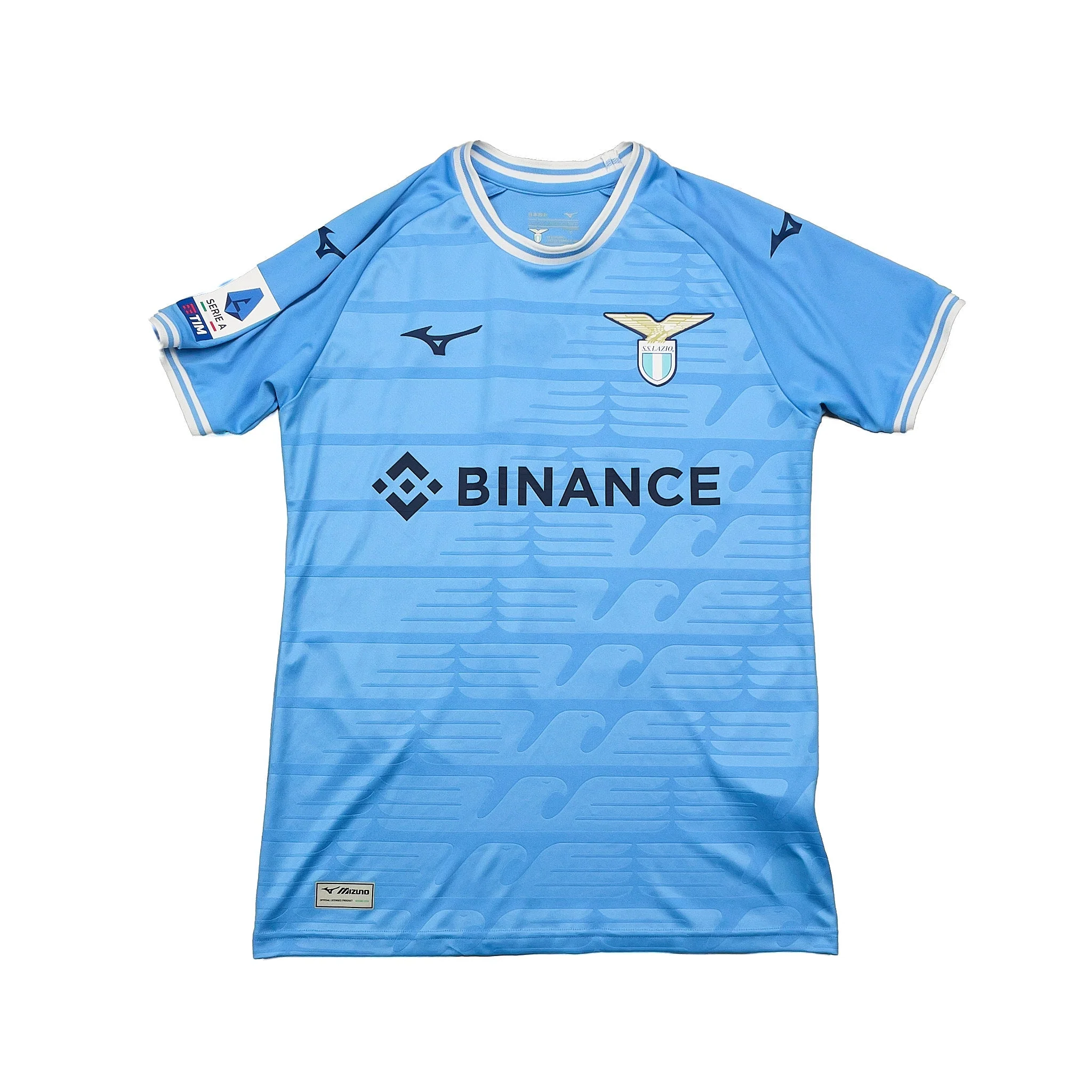 2022/23 Lazio F.Anderson #7 *Match Issue* Home Shirt (S) Mizuno - Image 4