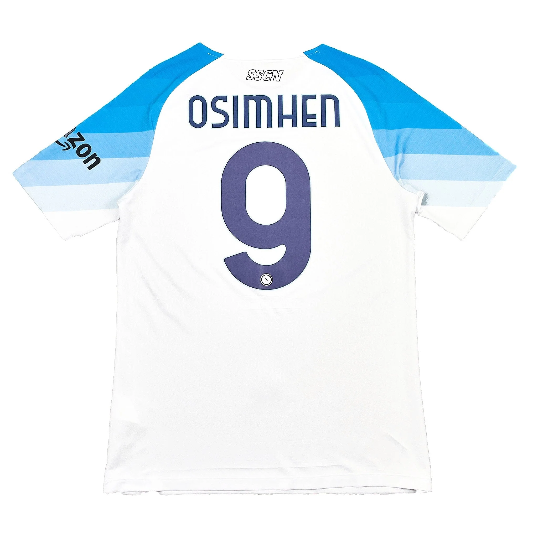 2022/23 Napoli Osimhen #9 Away Shirt (S) EA7 - Image 3