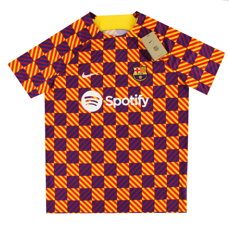 2023-24 Barcelona Nike Dri-FIT Pre-Match Top *BNIB S