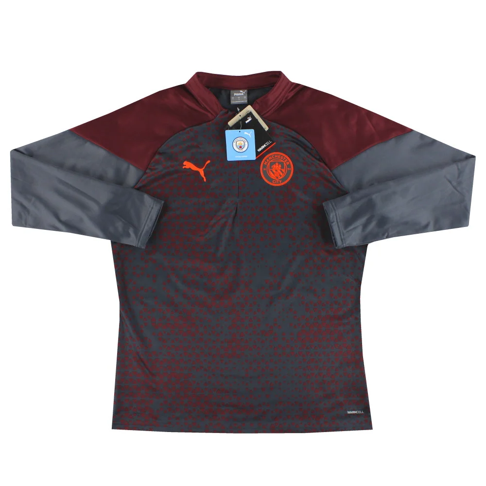 2023-24 Manchester City Puma 1/4 Zip Fleece Training Top *w/tags* L