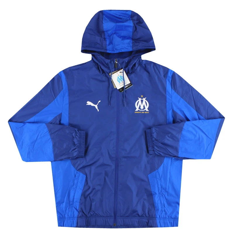 2023-24 Marseille Puma Pre-Match Woven Anthem Jacket *BNIB* L