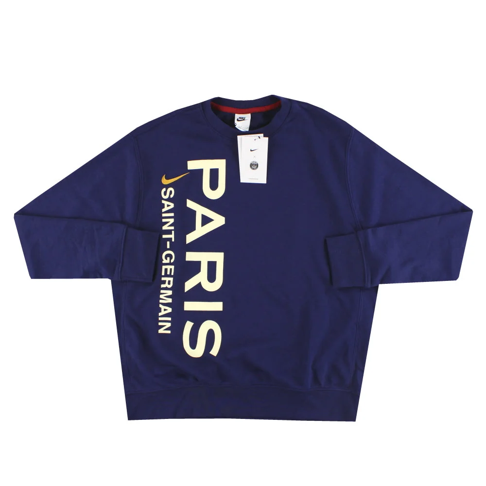 2023-24 Paris Saint-Germain Crew-Neck French Terry Sweatshirt *BNIB* S