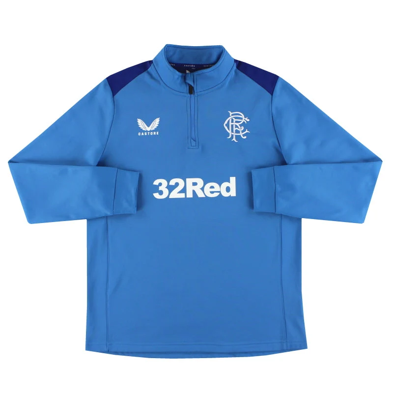 2023-24 Rangers Castore 1/4 Zip Training Fleece M