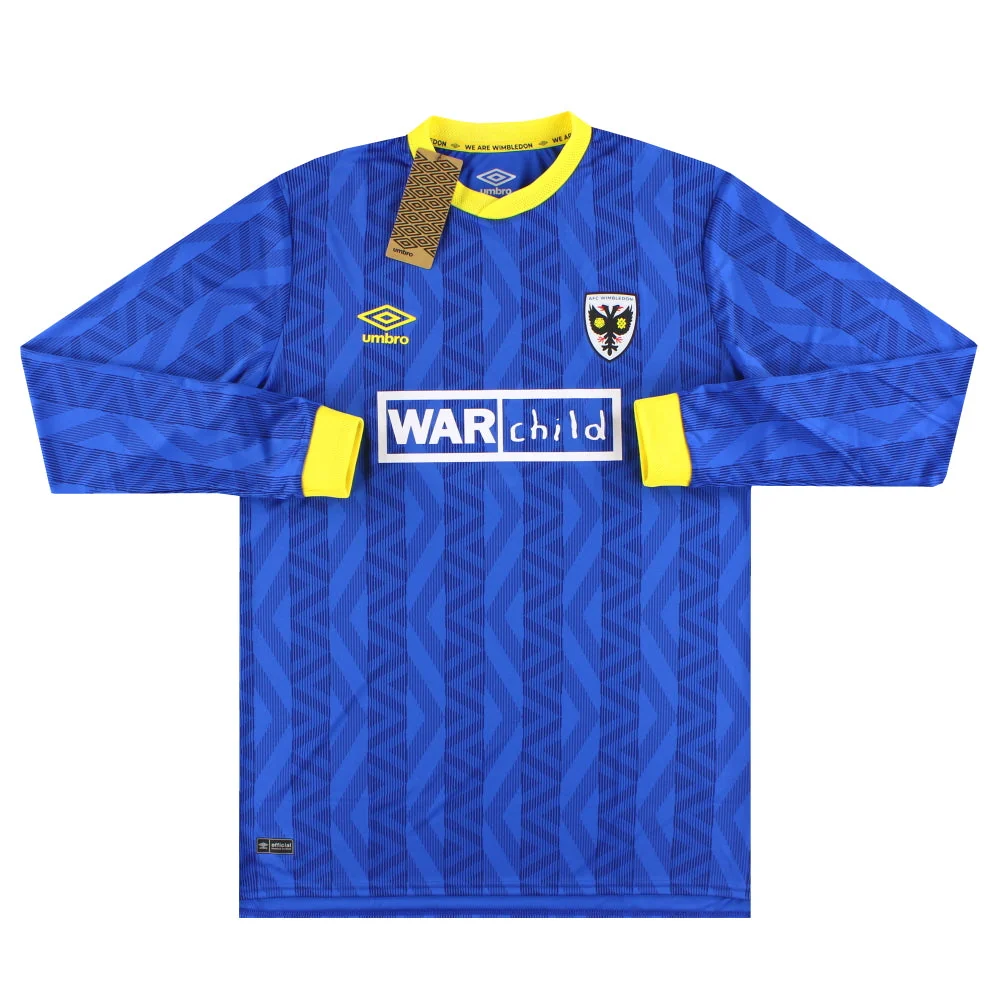2024-25 AFC Wimbledon Umbro Home Shirt L/S *BNIB* XXL