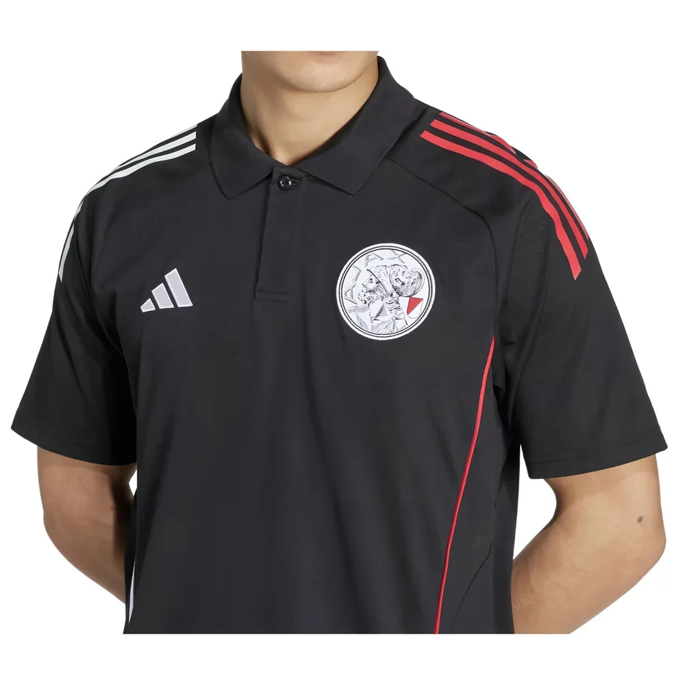2025-2026 Ajax Polo Shirt (Black) - Image 8