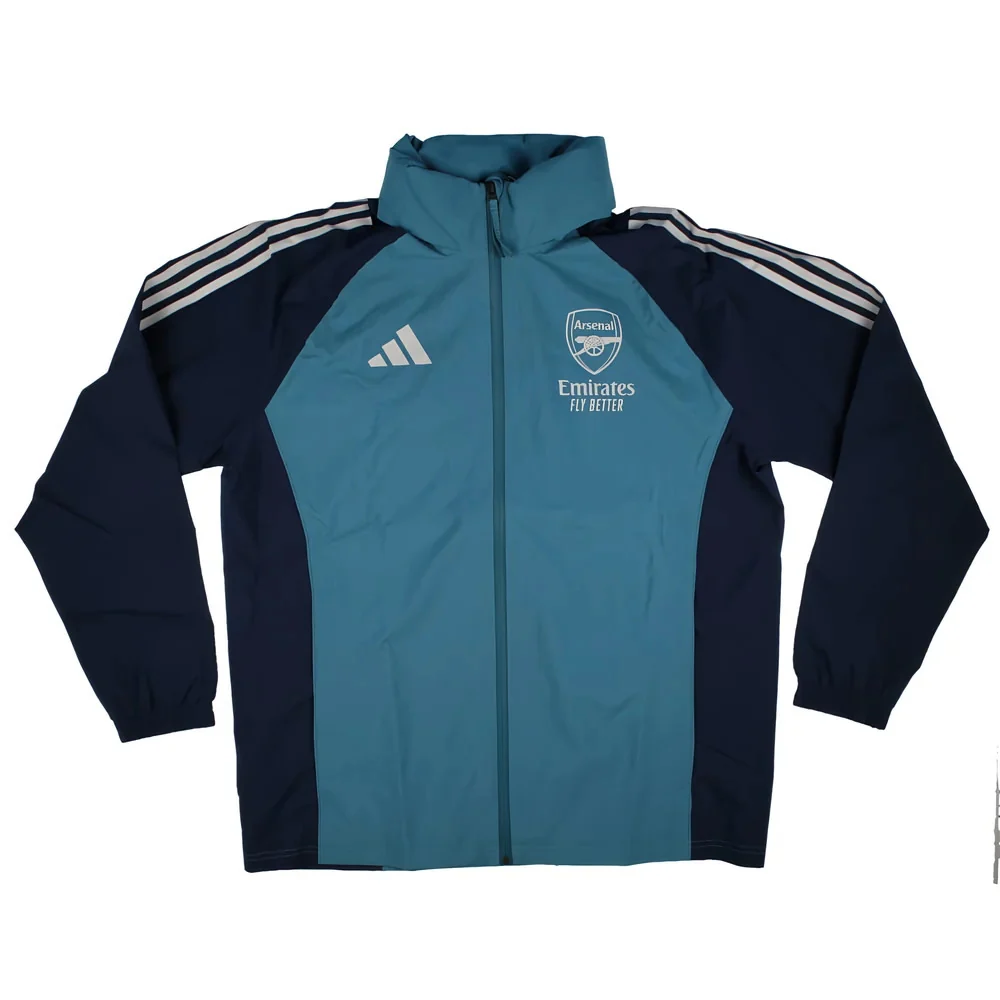 2025-2026 Arsenal Rain Jacket (Blanch Blue) - Image 3