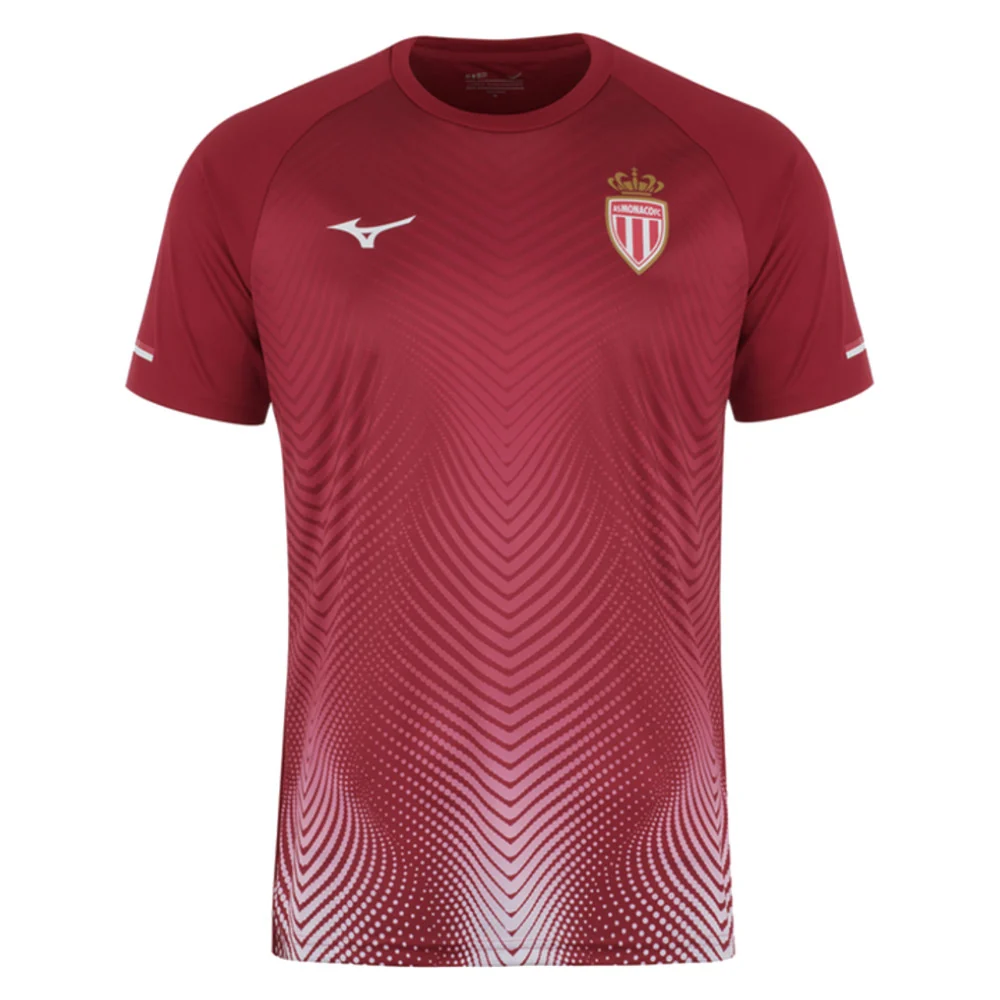 2025-2026 AS Monaco Training Shirt (Bordeaux) - Image 7