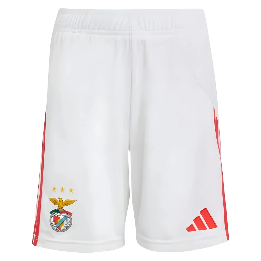 2025-2026 Benfica Home Shorts (White) - Kids - Image 3