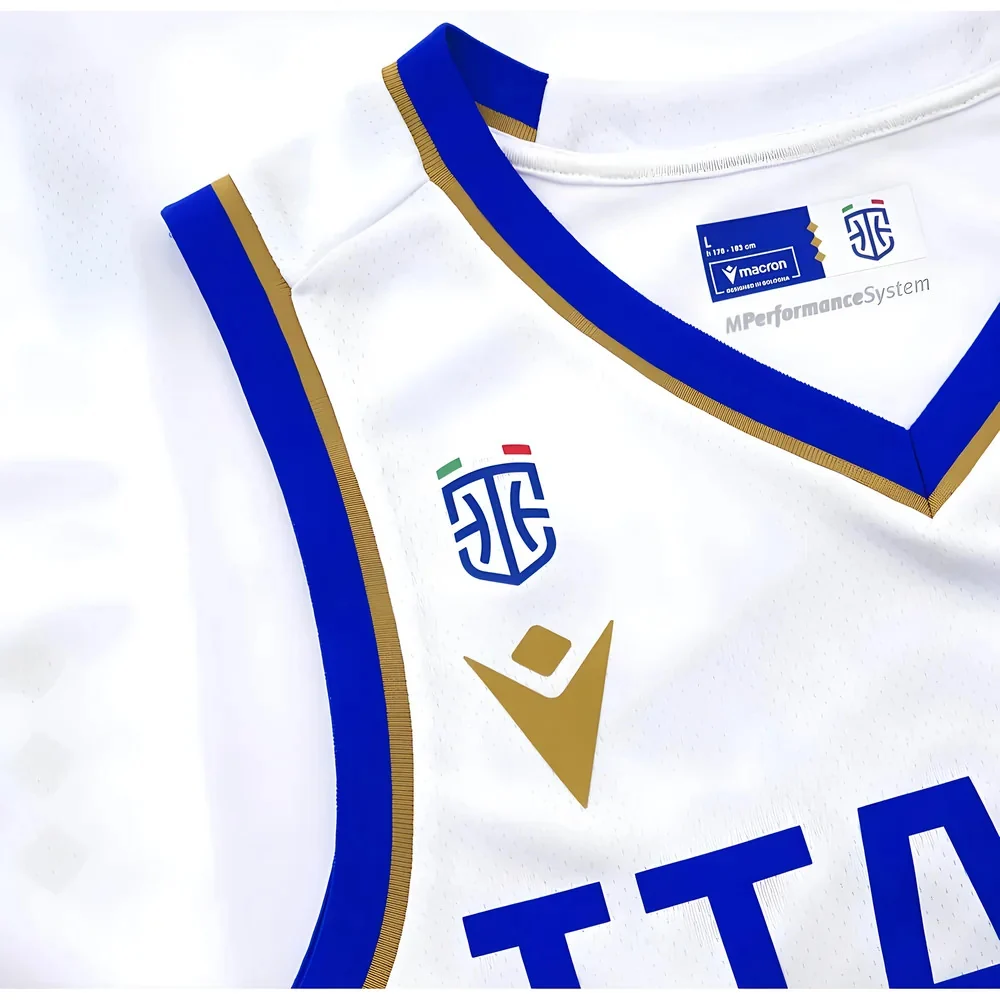 2025-2026 Italy FIP Basketball Home Jersey (White) - Image 2