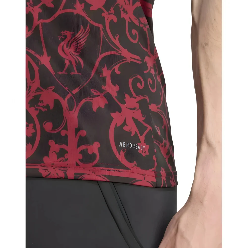 2025-2026 Liverpool Pre-Match Shirt (Black) - Image 6
