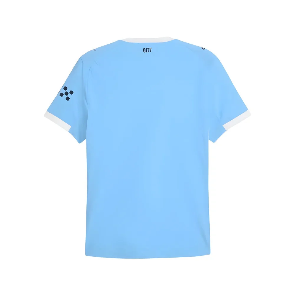 2025-2026 Man City Authentic Home Shirt - Image 2