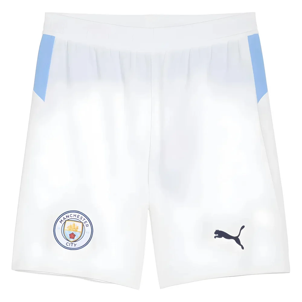2025-2026 Man City Home Shorts (White) - Image 3