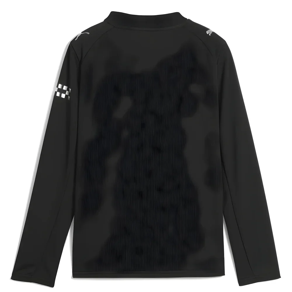 2025-2026 Man City Long Sleeve Away Shirt (Kids) - Image 2