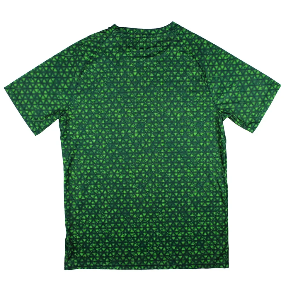 2025-2026 Man City Warm Up Jersey (Green Terrain) - Kids - Image 4