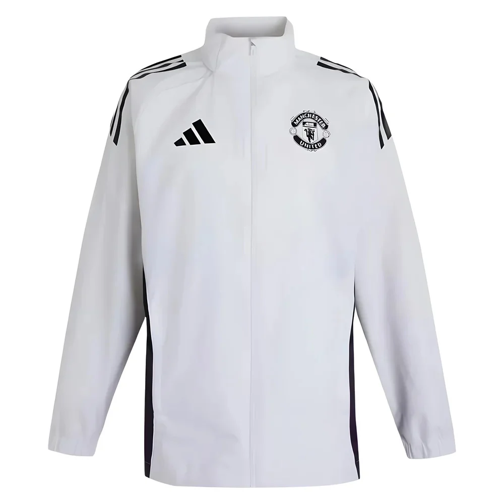 2025-2026 Man Utd Allweather Jacket (White)