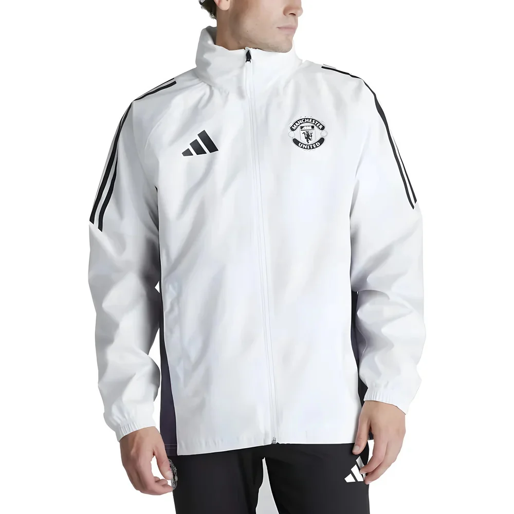 2025-2026 Man Utd Rain Jacket (White) - Image 4