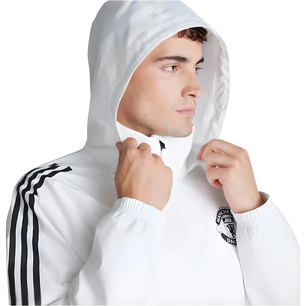 2025-2026 Man Utd Rain Jacket (White) - Image 9