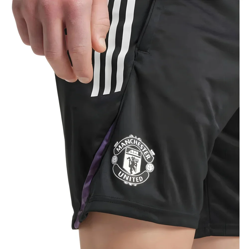 2025-2026 Man Utd Training Shorts (Black) - Image 4
