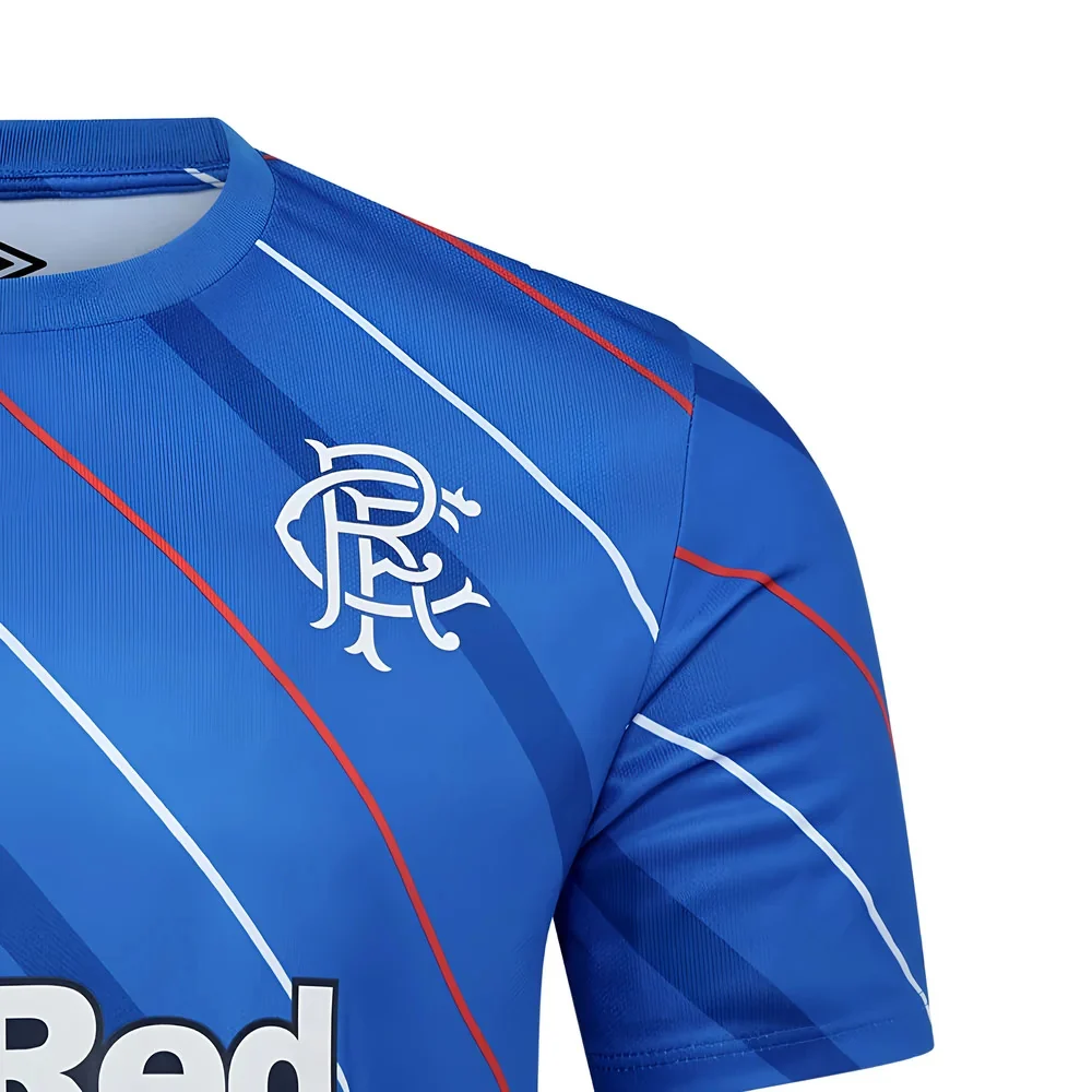 2025-2026 Rangers Home Pre Match Short Sleeve Tee (Lapis Blue) - Image 8