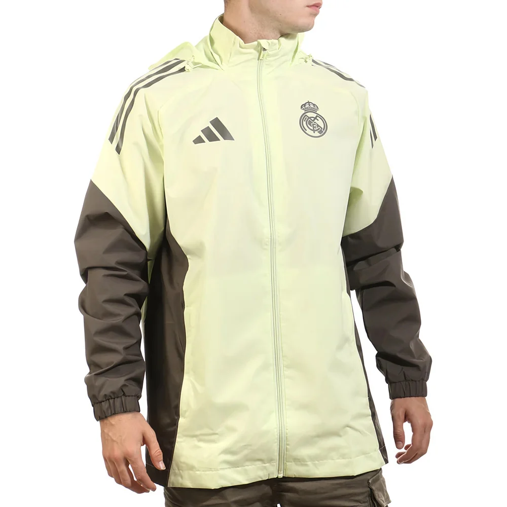 2025-2026 Real Madrid Allweather Jacket (Almost Lime) - Image 4