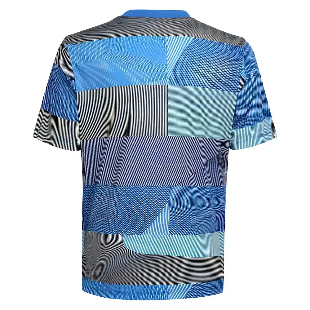 2025-2026 Real Madrid Pre-Match Shirt (Blue) - Kids - Image 4