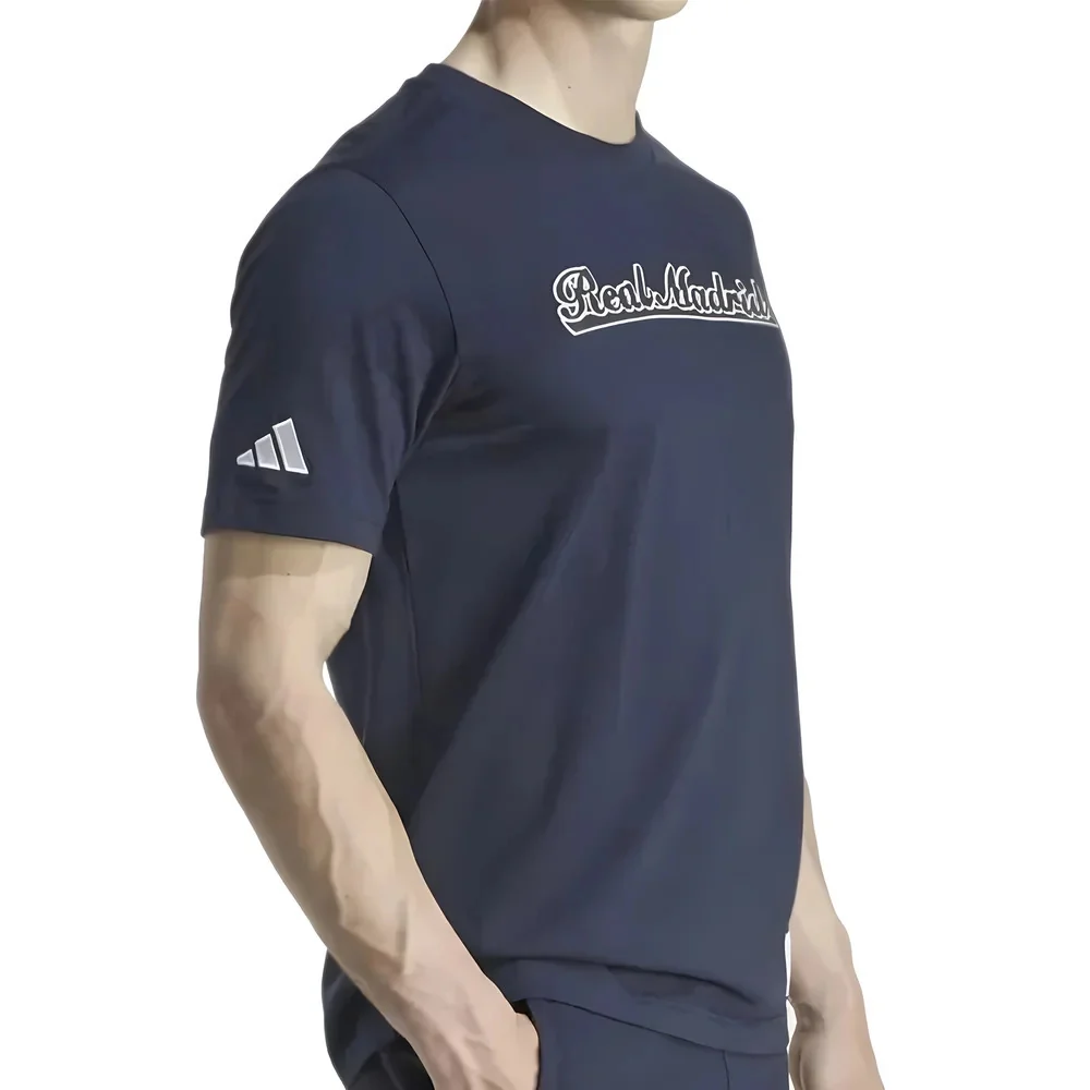 2025-2026 Real Madrid US Tee (Navy) - Image 2