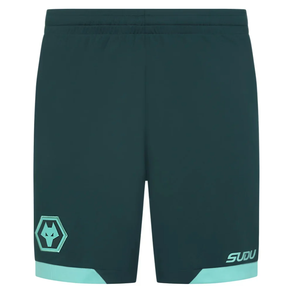 2025-2026 Wolves Away Shorts (Green) - Image 17