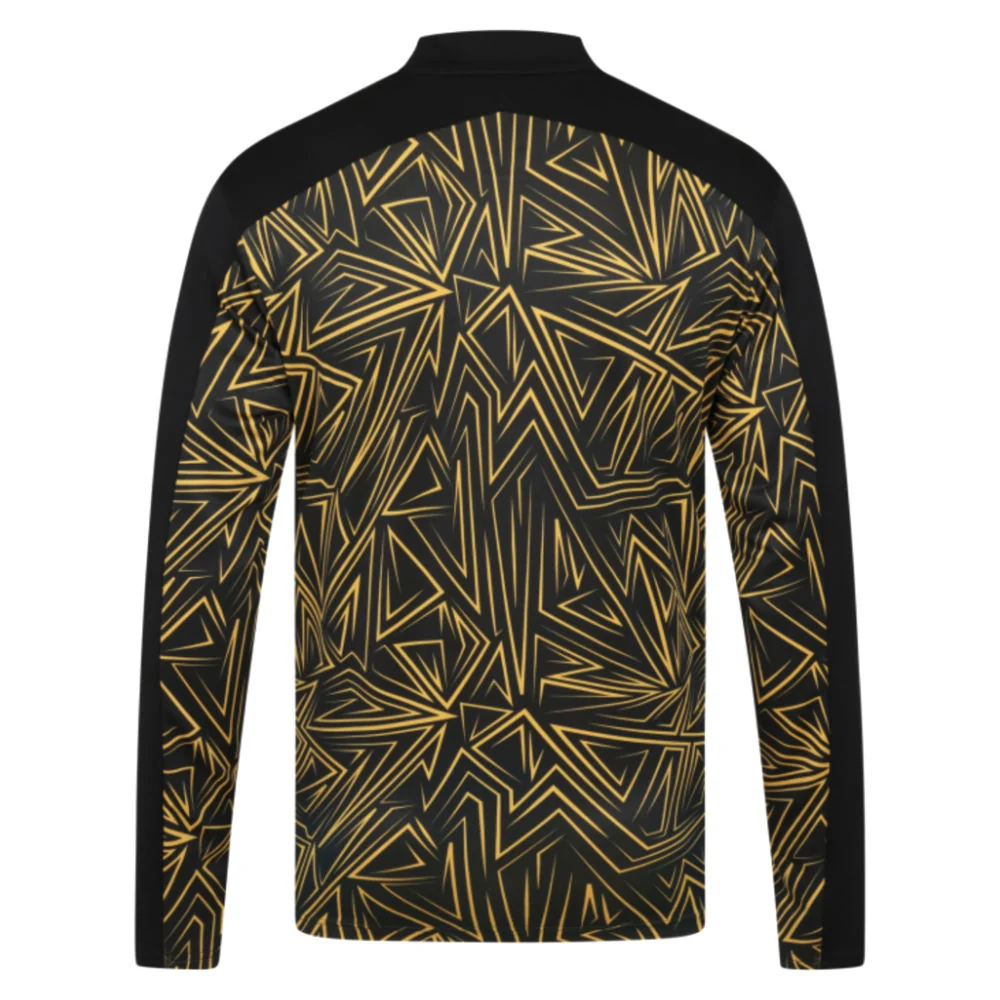 2025-2026 Wolves Home Pre-Match 1/4 Zip Top (Black) - Image 14