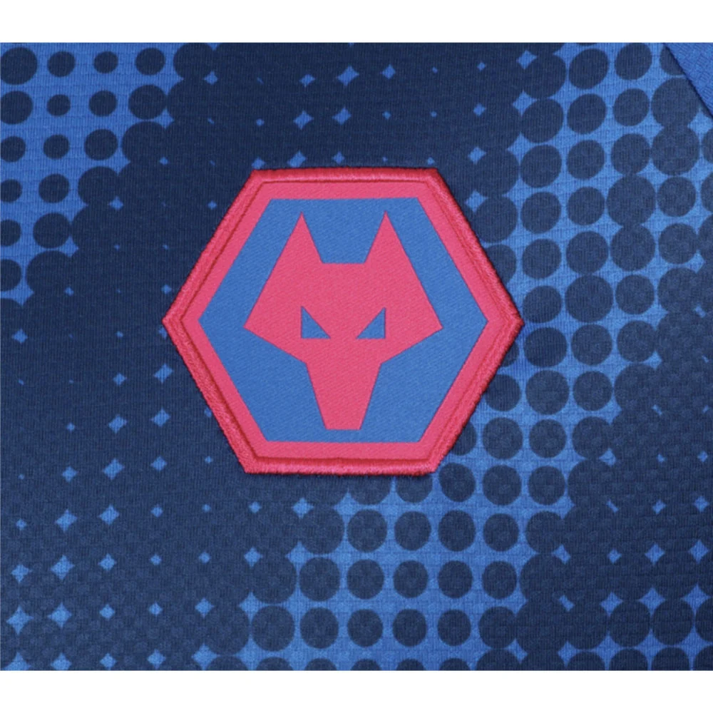 2025-2026 Wolves Players Training T-shirt (Lapis Blue) - Image 11