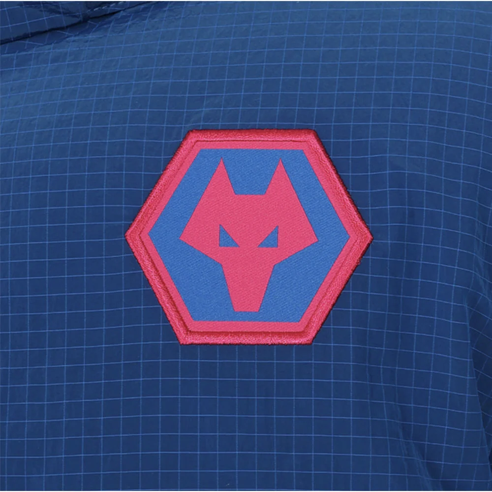 2025-2026 Wolves Training Long Bench Jacket (Lapis Blue) - Image 10